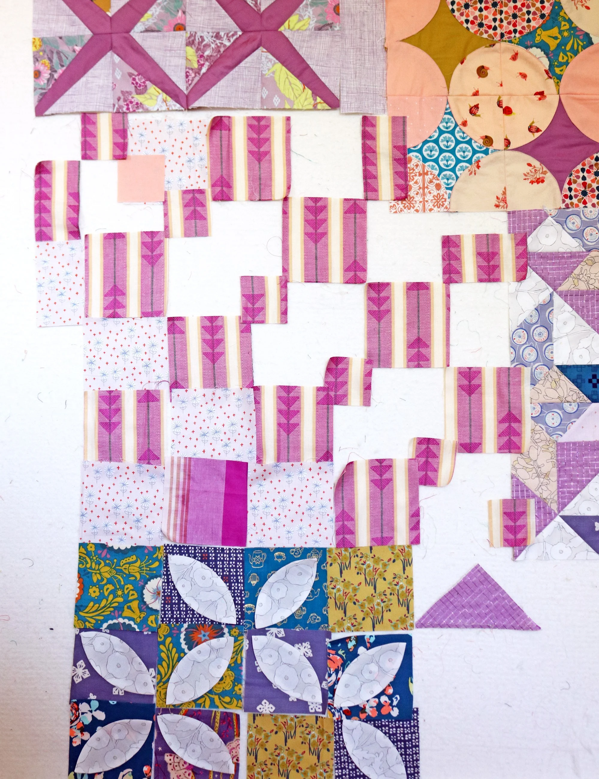 Sugar Plum patchwork — Stitched in Color